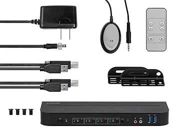 Amazon.com: Monoprice 4K DisplayPort 1.4 and USB 3.0 4x1 KVM